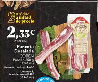 Gadis Panceta desalada coren oferta