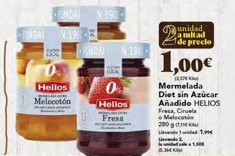 Gadis Mermelada diet sin azúcar añadido helios oferta