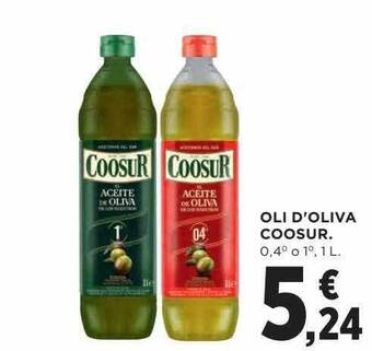 Hipercor Oli d'oliva coosur oferta