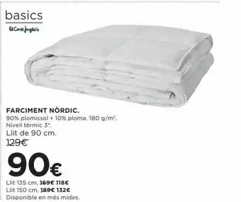 Hipercor Farciment nòrdic basics oferta