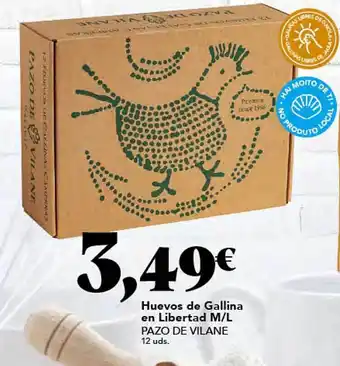 Gadis Huevos de gallina en libertad m l pazo de vilane oferta