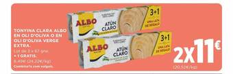 Hipercor Tonyina clara albo en oli d'oliva o en oli d'oliva verge extra oferta