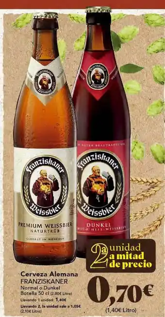 Gadis Cerveza alemana franziskaner oferta