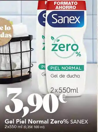Gadis Gel piel normal zero % sanex oferta