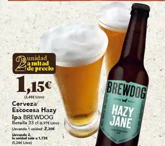 Gadis Cerveza escocesa hazy ipa brewdog oferta