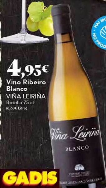 Gadis Vino ribeiro blanco viña leiriña oferta
