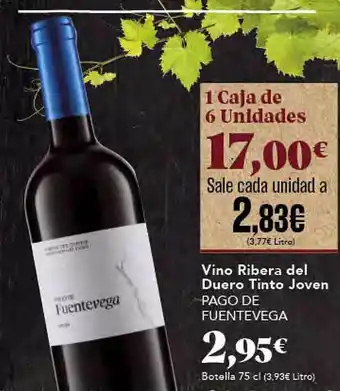 Gadis Vino ribera del duero tinto joven pago de fuentevega oferta