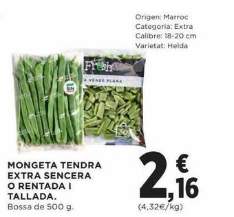 Hipercor Mongeta tendra extra sencera o rentada i tallada oferta