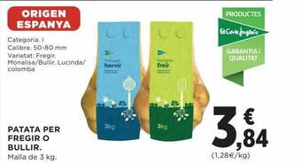 Hipercor Patata per fregir o bullir oferta