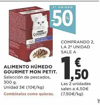 Supercor Alimento húmedo gourmet mon petit oferta