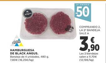 Supercor Hamburguesa de black angus oferta