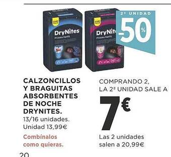 Supercor Calzoncillos y braguitas absorbentes de noche drynites oferta