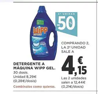 Supercor Detergente a máquina wipp gel oferta