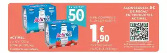 Hipercor 2a unitat -50% actimel oferta
