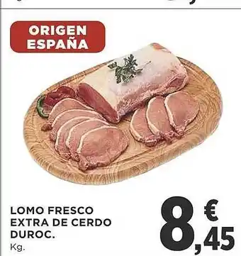 Supercor Lomo fresco extra de cerdo duroc oferta
