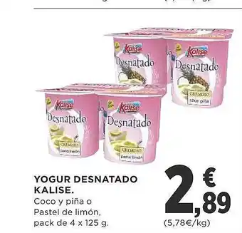 Supercor Yogur desnatado kalise oferta