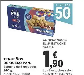 Supercor Tequeños de queso pan oferta