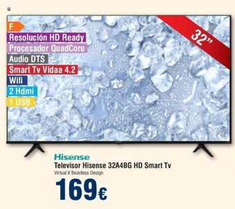 FROIZ Televisor Hisense 32A4BG HD Smart TV oferta