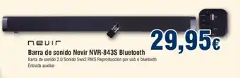 FROIZ Barra de Sonido Nevir NVR-843S Bluetooth oferta
