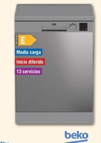 FROIZ Lavavajillas Beko DVN05320XFT oferta