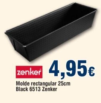 FROIZ Molde Rectangular 25cm. Black 6513 Zenker oferta