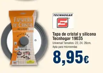 FROIZ Tapa De Cristal Y Silicona Technogar 19035 oferta