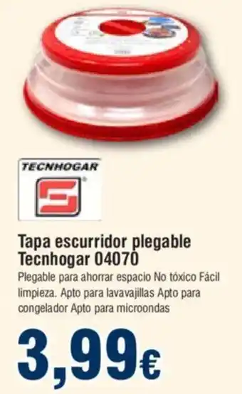 FROIZ Tapa Escurridor Plegable Technogar 04070 oferta