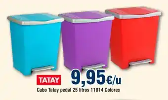FROIZ Cubo Tatay Pedal 25 Litros 11014 Colores oferta