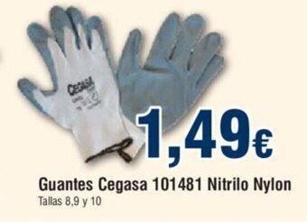 FROIZ Guantes Cegasa 101481 Nitrilo Nylon oferta