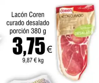 FROIZ Lacón Coren Curado Desalado Porción 380 g. oferta
