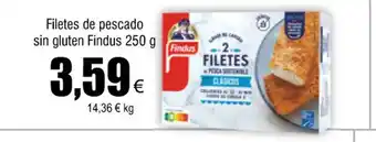 FROIZ Filetes De Pescado Sin Gluten Findus 250 g. oferta