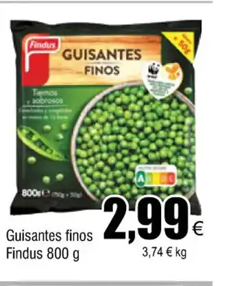 FROIZ Guisantes Finos Findus 800 g. oferta