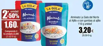 FROIZ Alminuto La Gula De Norte Al Ajillo o con Gambas al Ajillo 110 g unidad oferta