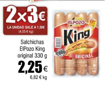 FROIZ Salchichas Elpozo King Original 330 g. oferta