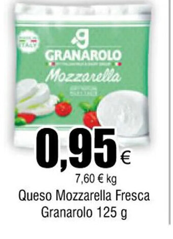 FROIZ Queso Mozzarella Fresca Granarolo 125 g. oferta
