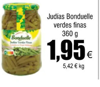 FROIZ Judías Bonduelle Verdes Finas 360 g oferta