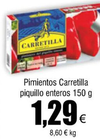 FROIZ Pimientos carretilla piquillo enteros 150 g oferta