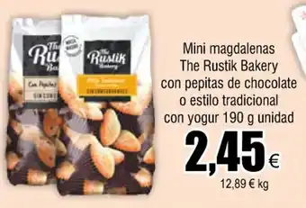 FROIZ Mini magdalenas the rustik bakery oferta