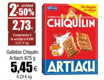 FROIZ Galletas chiqulin artiach 875 g oferta