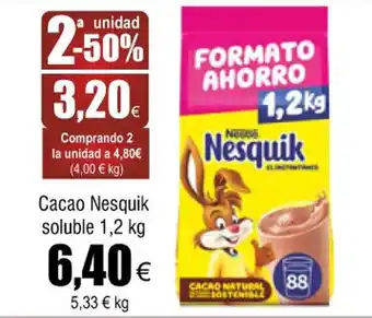 FROIZ Cacao nesquik soluble 1,2 kg oferta