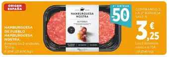 Supercor Exprés Hamburguesa De Pueblo Hamburgeusa Nostra oferta