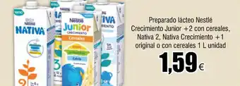 FROIZ Preparado lácteo nestlé creciemiento junior + 2 con cereales oferta