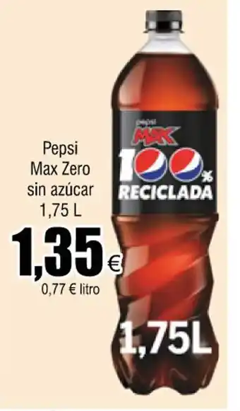 FROIZ Pepsi max zero sin azúcar oferta