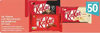 Supercor Exprés En Todos Multipacks De Barritas Kit KAt oferta