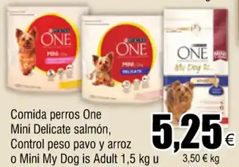 FROIZ Comida perros one mini delicate salmón oferta