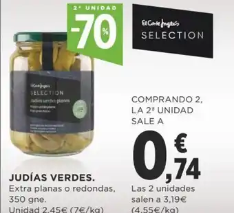 Supercor Exprés Judías Verdes Extra Planas O Redondas 350 gne oferta