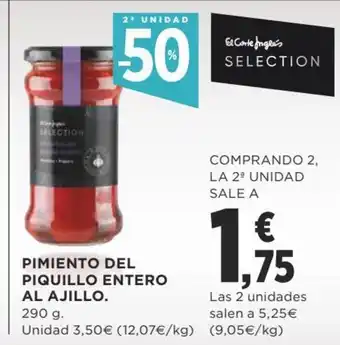 Supercor Exprés Pimiento Del Piquillo Entero Al Ajillo oferta