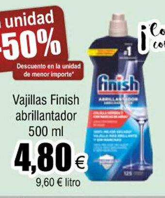 FROIZ Vajillas finish abrillantador 500 ml oferta