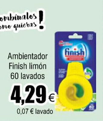 FROIZ Ambientador finish limón 60 lavados oferta