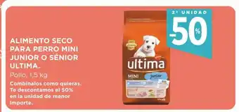 Supercor Exprés Alimento Seco Para Perro Mini Junior O Sénior Ultima Pollo 1,5 g oferta